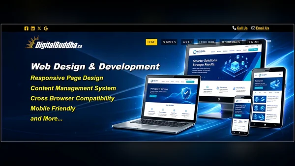 Digital Buddha Inc. website preview