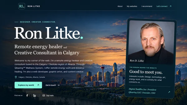 RonLitke.com website preview